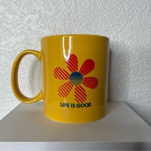 Life Is Good Light Orange Mug